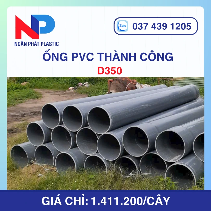Ống uPVC D350 Thành Công